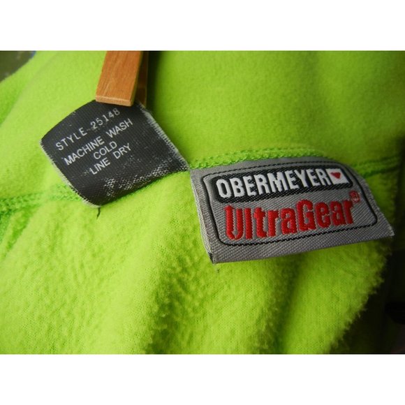 Obermeyer Ultra Gear women's M Ski top, cold weather pullover lime green - Picture 6 of 6